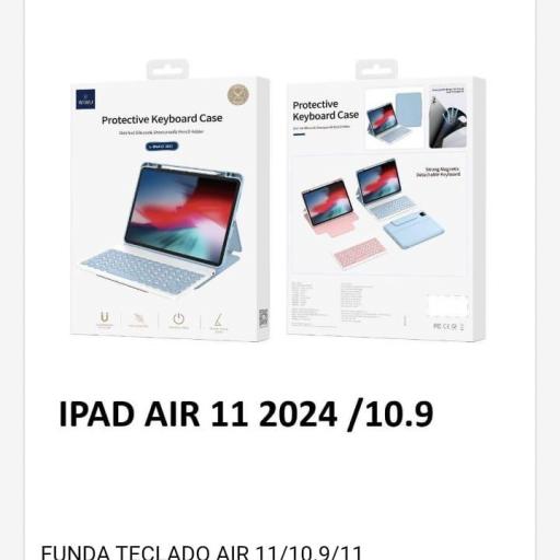 Funda con teclado Ipad Air 11 2024 /10.9" 