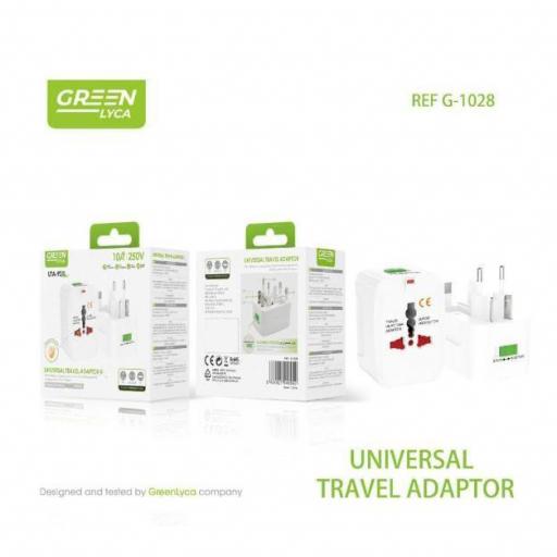 Adaptador de viaje Universal G-1028