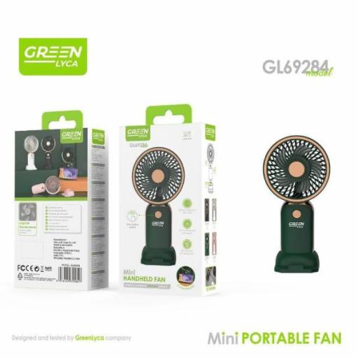 Ventilador de mano recargable GL69284