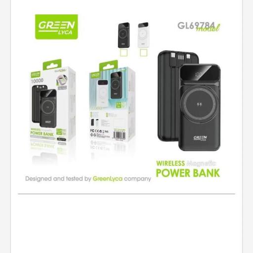 Batería externa wireless 10.000 mah GL69784