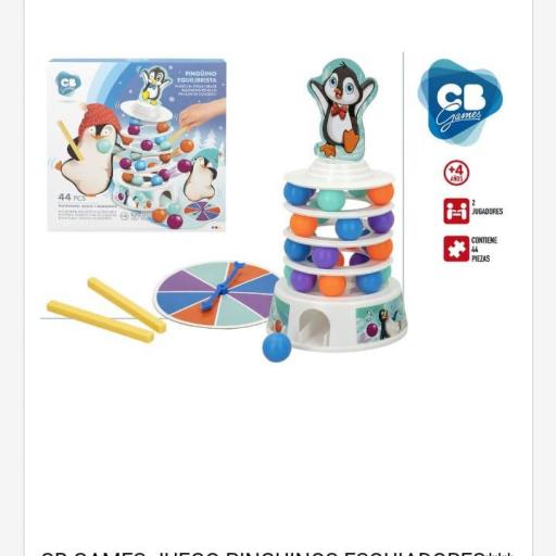 Linky Juego de mesa Pingüinos esquiadores 