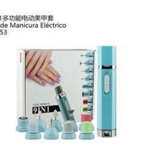 Kit manicura 9 en 1 electrónico 