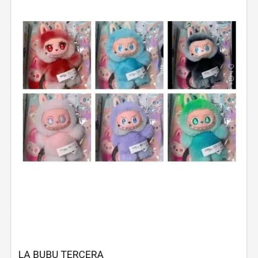 Labubu 3º Generación.Precio unidad 