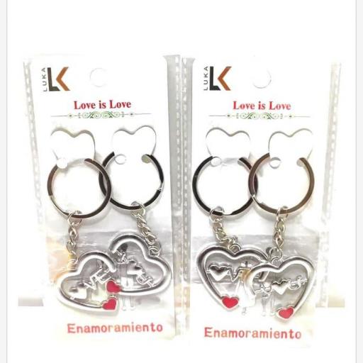 Llavero "Enamoramiento".Precio unidad (Pack 2 llaveros)