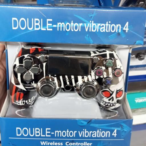 Mando inalámbrico compatible PS4/PC con vibración,recargable [2]