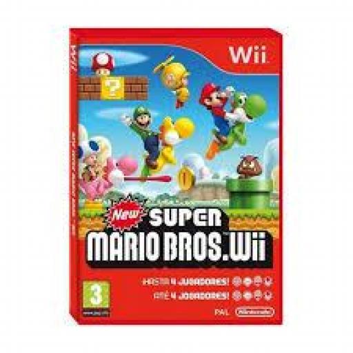 Wii Juegos New Super Mario Bros. Wii de segunda mano