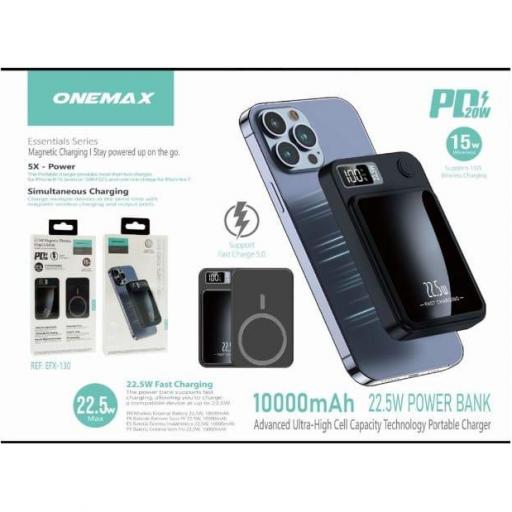 Power bank/Batería externa inalámbrica de 10.000mAh 