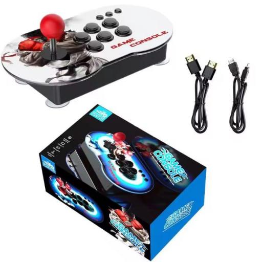 Consola Retro MT6 con 2 Joystick Arcade clásicos Resistentes. Más de 15000 Juegos preinstalados y 64gB Incorporado, Salida HDMI HD y conexión por USB.