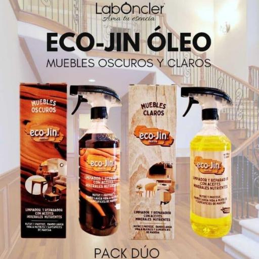 Pack doble maderas clara y oscura eco-Jin 750 ml 