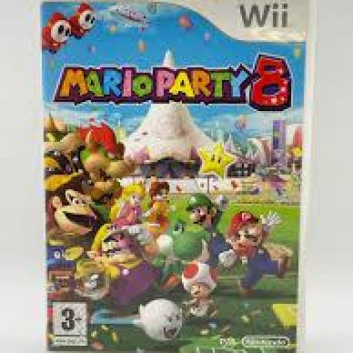 Wii Juegos Mario Party 8 de segunda mano