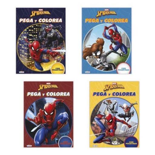 Pega y colorea Spider-man.Precio unitario 