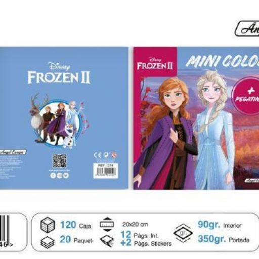 Libro pinta y colorea "Frozen" 