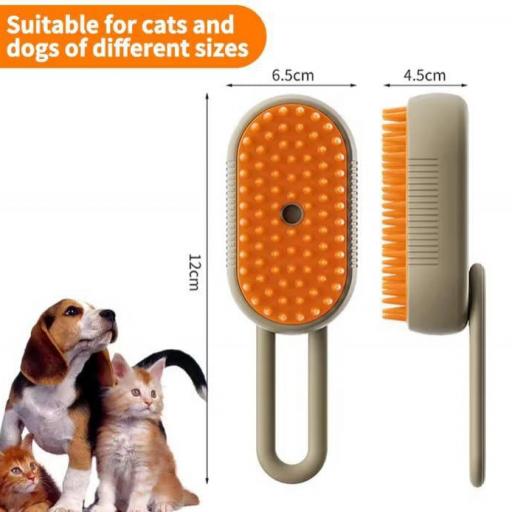 Cepillo para mascotas con pulverizador de vapor.Precio unidad  [1]