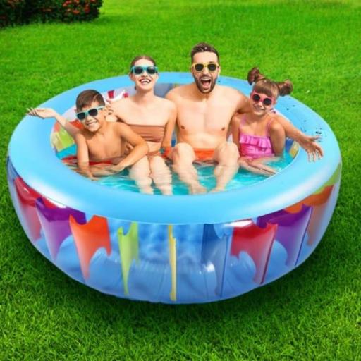 Piscina hinchable redonda de 75 x 20 pulgadas