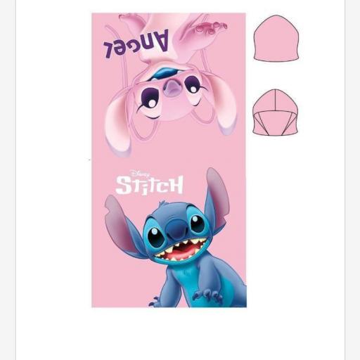 Poncho playa infantil "Stitch"