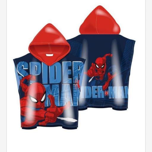 Poncho Spider-Man infantil 245 G 50*100 cm 