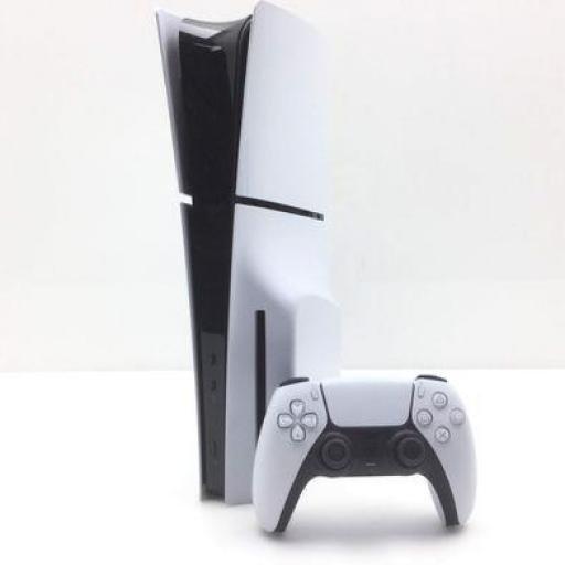 PS5 Consola PS5 Slim de 1 TB versión disco con mando y cableado,sin caja,de segundamano