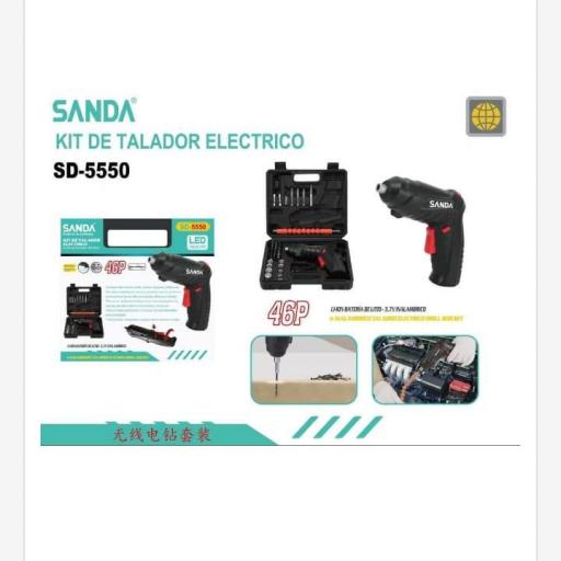 Kit Destornillador inalámbrico Sanda 5550