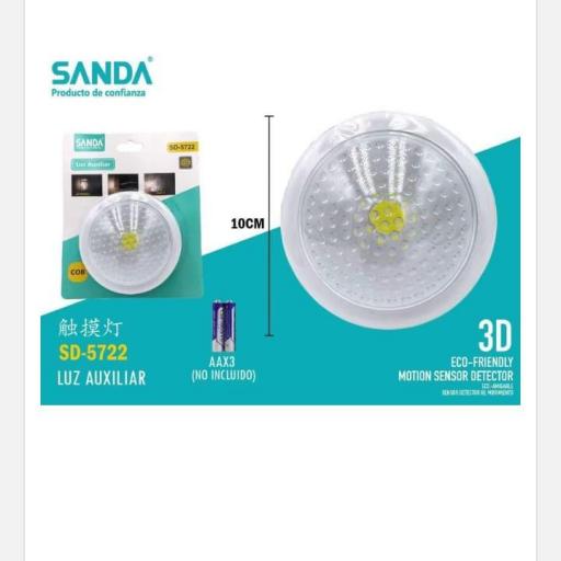 Lámpara auxiliar de pared Sanda 5723