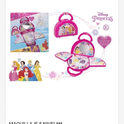 Linky Set maquillaje infantil Princesas 