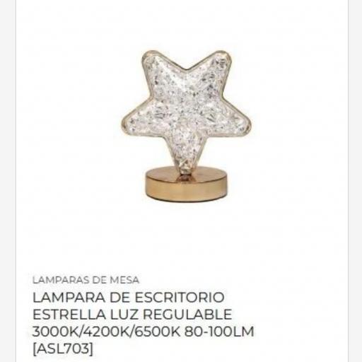 Lámpara de mesa con luz regulable 