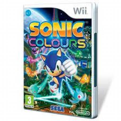 Wii Juegos Sonic Colours de segunda mano