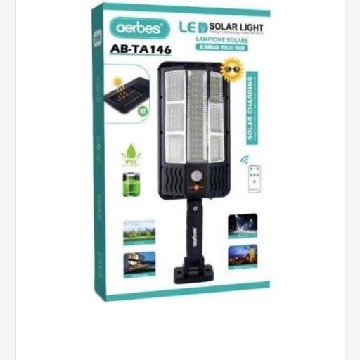 Lámpara solar con mando remoto Aerbes TA-146