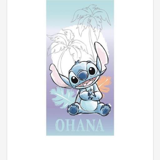 Toalla infantil "Stitch" "Ohana"