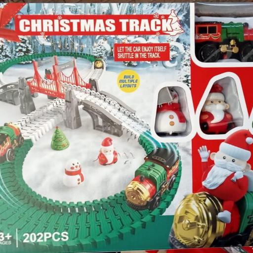 Tren de "Navidad" de 202 piezas 