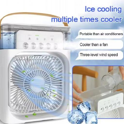 Ventilador aire fresco con temporizador y luz 
