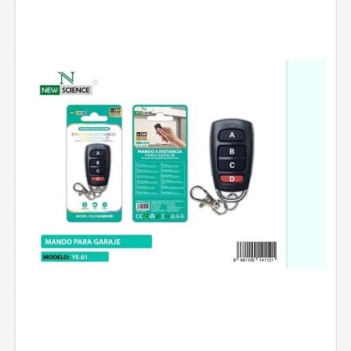 Mando para puertas de garaje universal YS-01