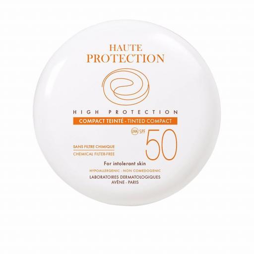 SOLAIRE COMPACTO con color alta protección SPF50 