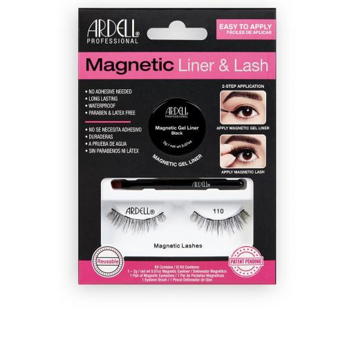 MAGNETIC LINER & LASH pestañas #110 + gel liner 3 u