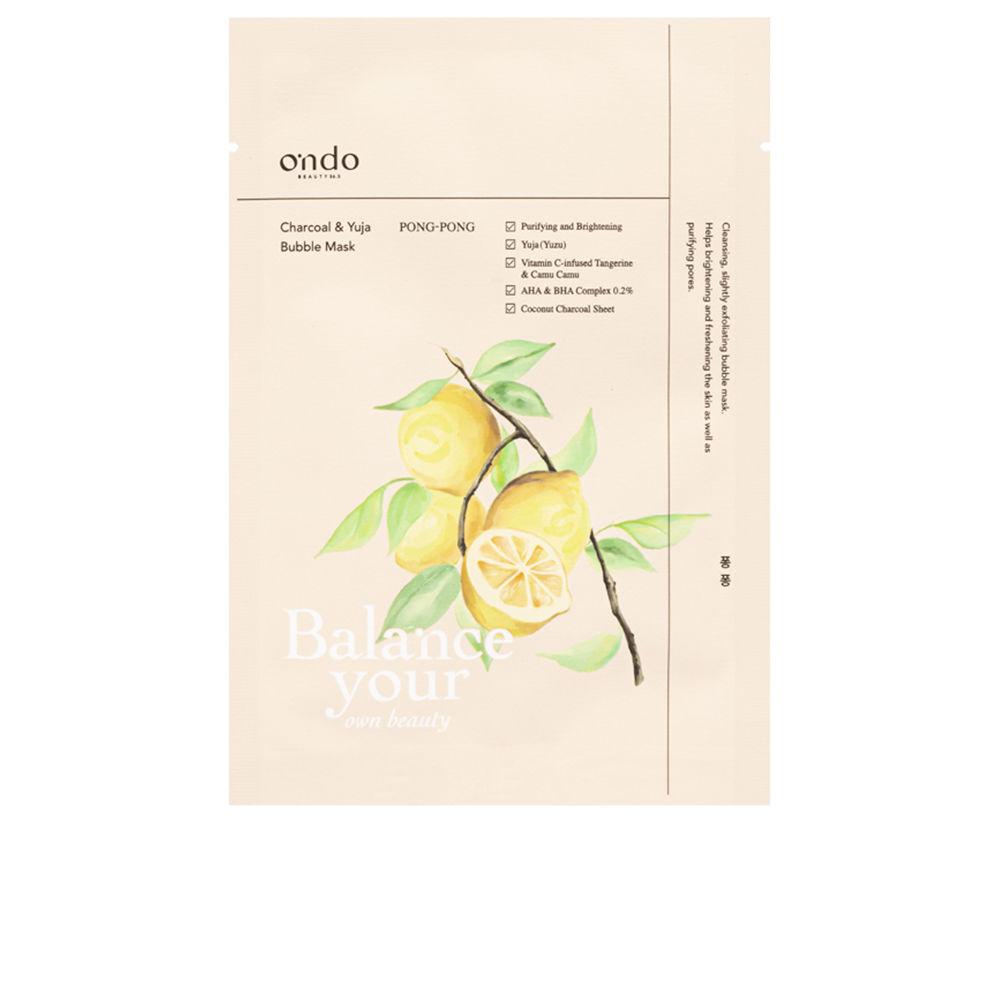 CHARCOAL & YUJA bubble mask 25 ml