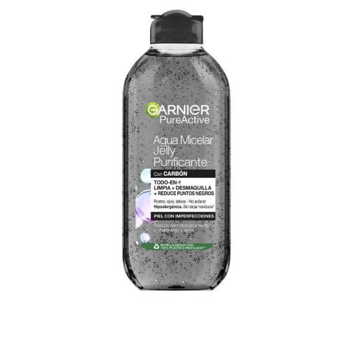 SKINACTIVE agua micelar pure active jelly purificante carbón imperfecciones piel 400 ml [0]