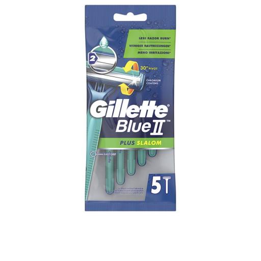 GILLETTE BLUE II PLUS SLALOM cuchilla afeitar desechable 5 u [0]