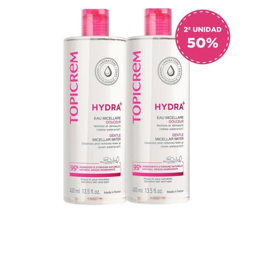 HYDRA+ AGUA MICELAR SUAVE PACK 2 x 400 ml [0]