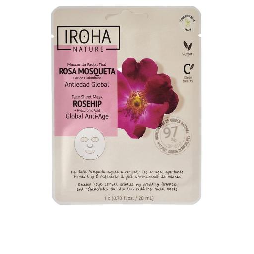 ROSA MOSQUETA mascarilla facial tisú 1 u [0]