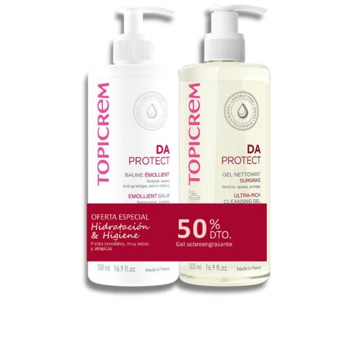 DA PROTECT BÁLSAMO EMOLIENTE 500 ML + GEL LIMPIADOR 500 ML PACK 2 pz