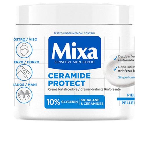 MIXA CERAMIDE PROTECT crema fortalecedora piel muy seca 400 ml
