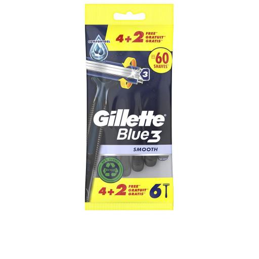GILLETTE BLUE 3 cuchilla afeitar desechables 6 u [0]