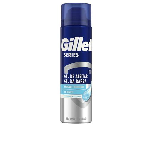 GILLETTE SERIES gel de afeitar refrescante piel sensible 200 ml