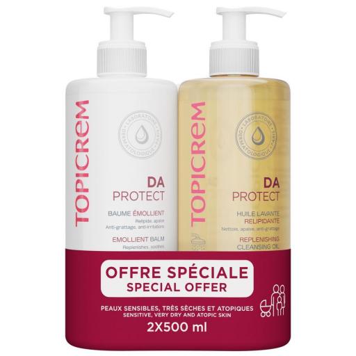 DA PROTECT BÁLSAMO EMOLIENTE 500 ML + GEL LIMPIADOR 500 ML PACK 2 pz [1]