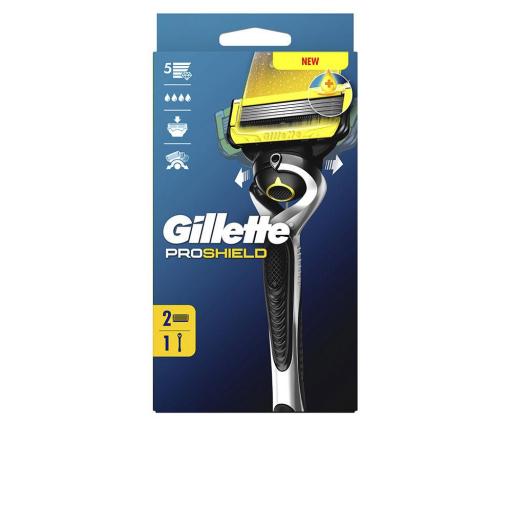 GILLETTE FUSION PROSHIELD máquina + 2 recambios [0]