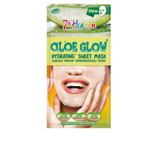 ALOE GLOW mascarilla de tela hidratante 16 gr
