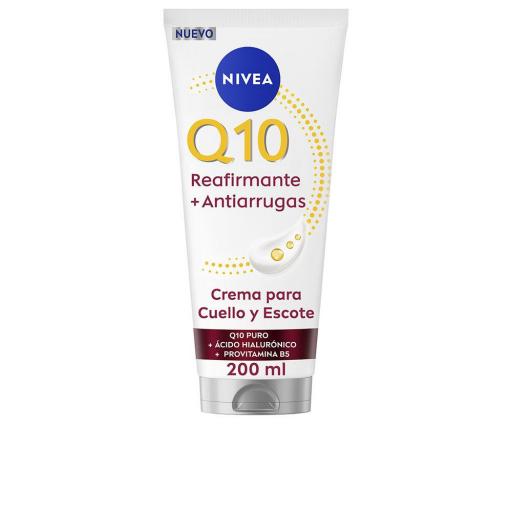 Q10+ REAFIRMANTE crema antiarrugas cuello y escote 200 ml [0]