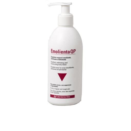 EMOLIENTA QP emulsión corporal emoliente, exfoliante e hidratante 300 ml