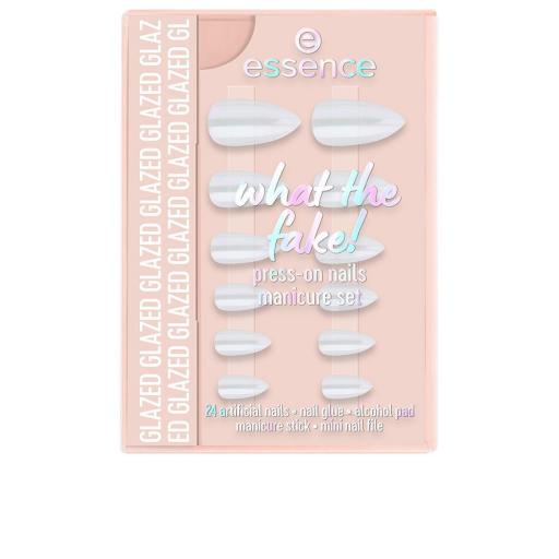 WHAT THE FAKE! UÑAS POSTIZAS ESTUCHE #01-Glazed 6 pz [0]