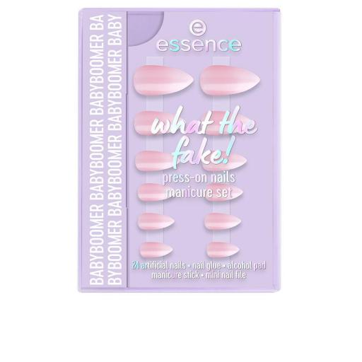 WHAT THE FAKE! UÑAS POSTIZAS ESTUCHE #01-Glazed 6 pz [2]