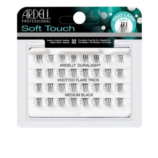 ARDELL LASH TRIOS knot-free soft touch #medium black 32 u [0]